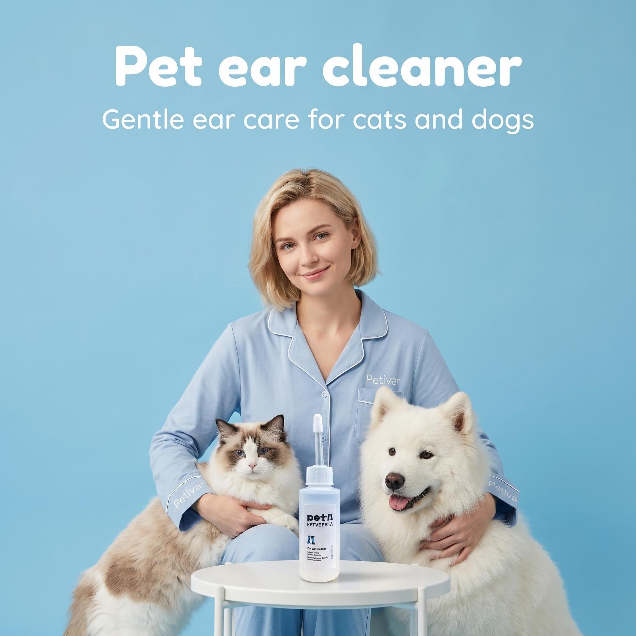 Pet Body Care, Pet Ear Cleaner, Ear Cleaning Solution, Daily Maintenance Ear Drops , Dog Cat Ear Care, Pet product, OEM Pet Grooming 