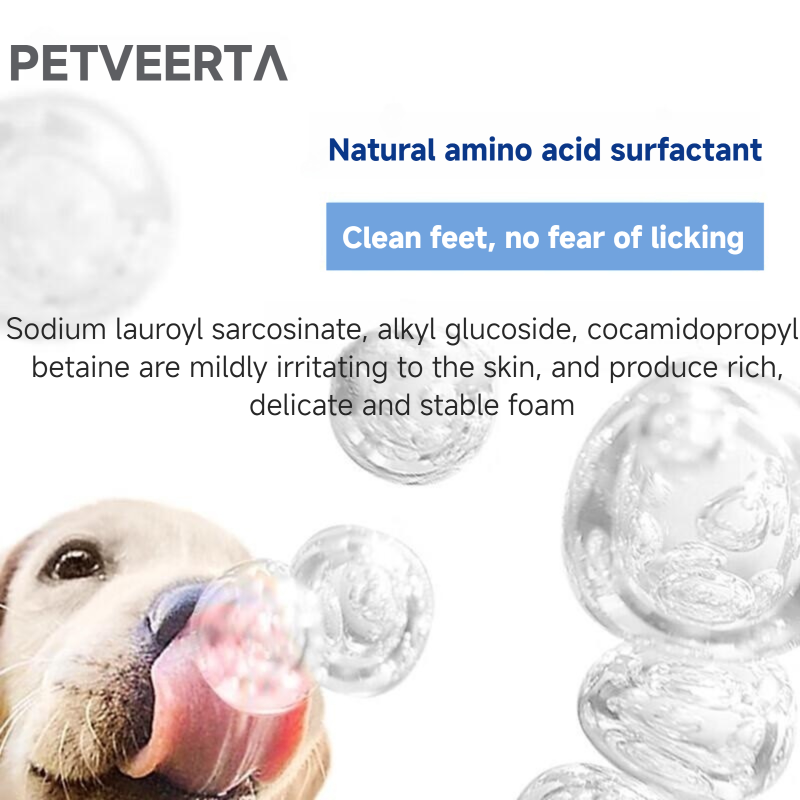 Mild and wash-free pet foot cleaning foam (7)