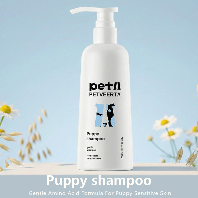 Gentle Antibacterial Pet Shampoo for Puppy Kitten Bath