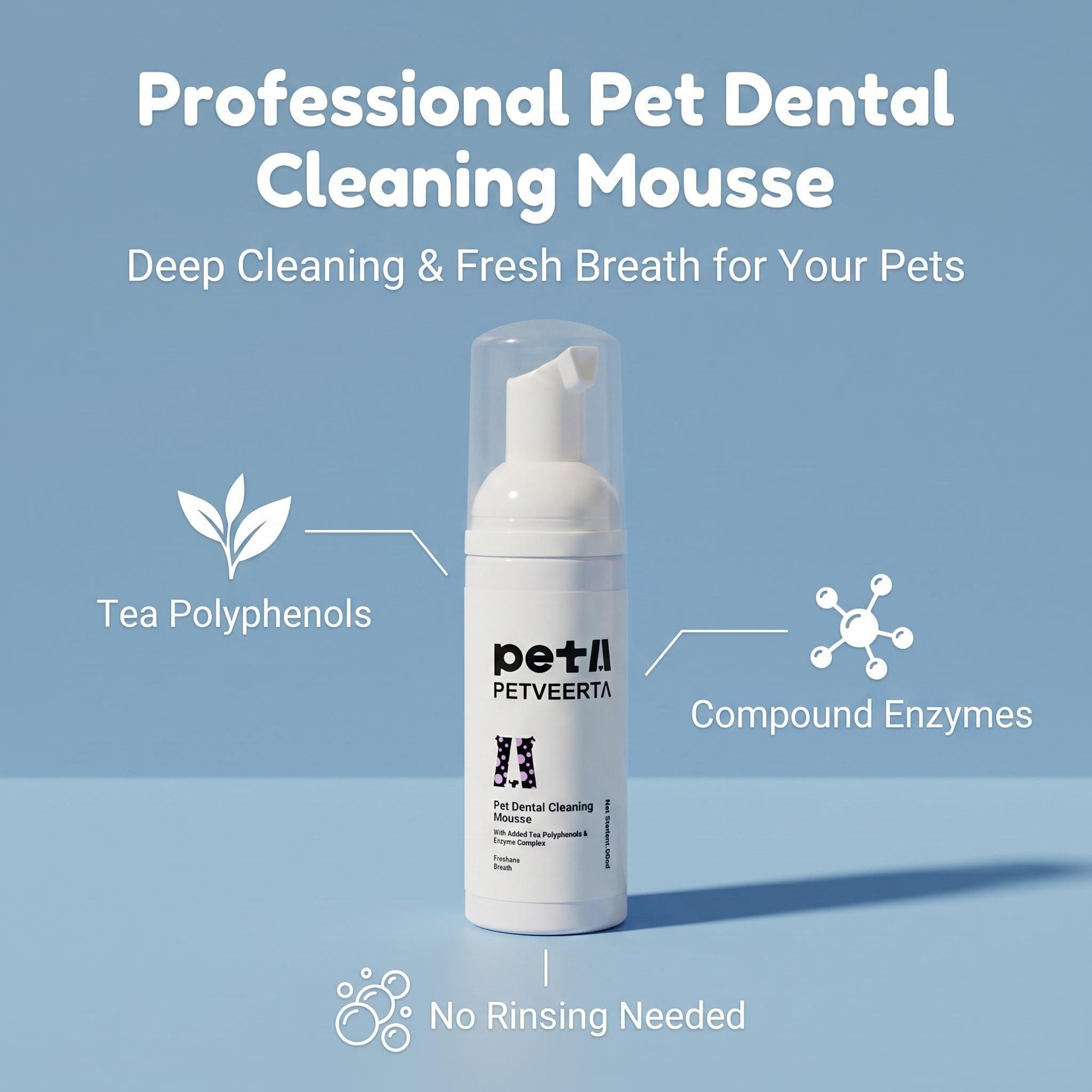 Pet Dental Cleaning, Pet Dental Mousse, Pet Cleaning Mousse, Dental Cleaning Mousse, Professional Pet Mousse, Pet Teeth Cleaning,