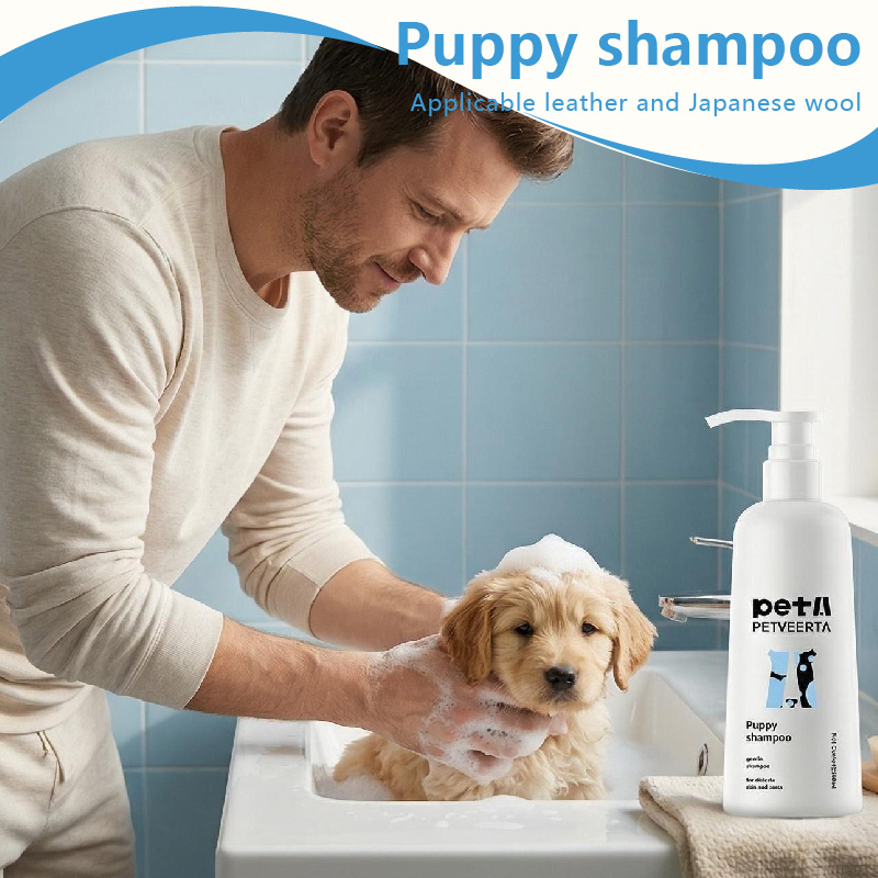 Gentle Antibacterial Pet Shampoo for Puppy Kitten Bath