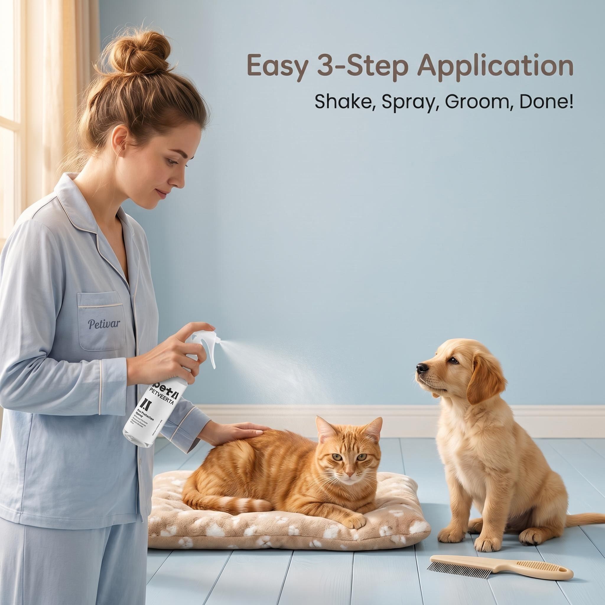 Pet Product, Pet Protective Spray, Outdoor Pet Spray, Before Going Out Pet Spray, Pet Defense Spray, Petivar