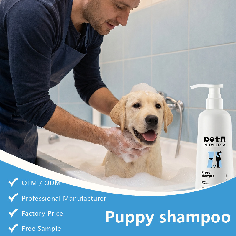 Gentle Antibacterial Pet Shampoo for Puppy Kitten Bath