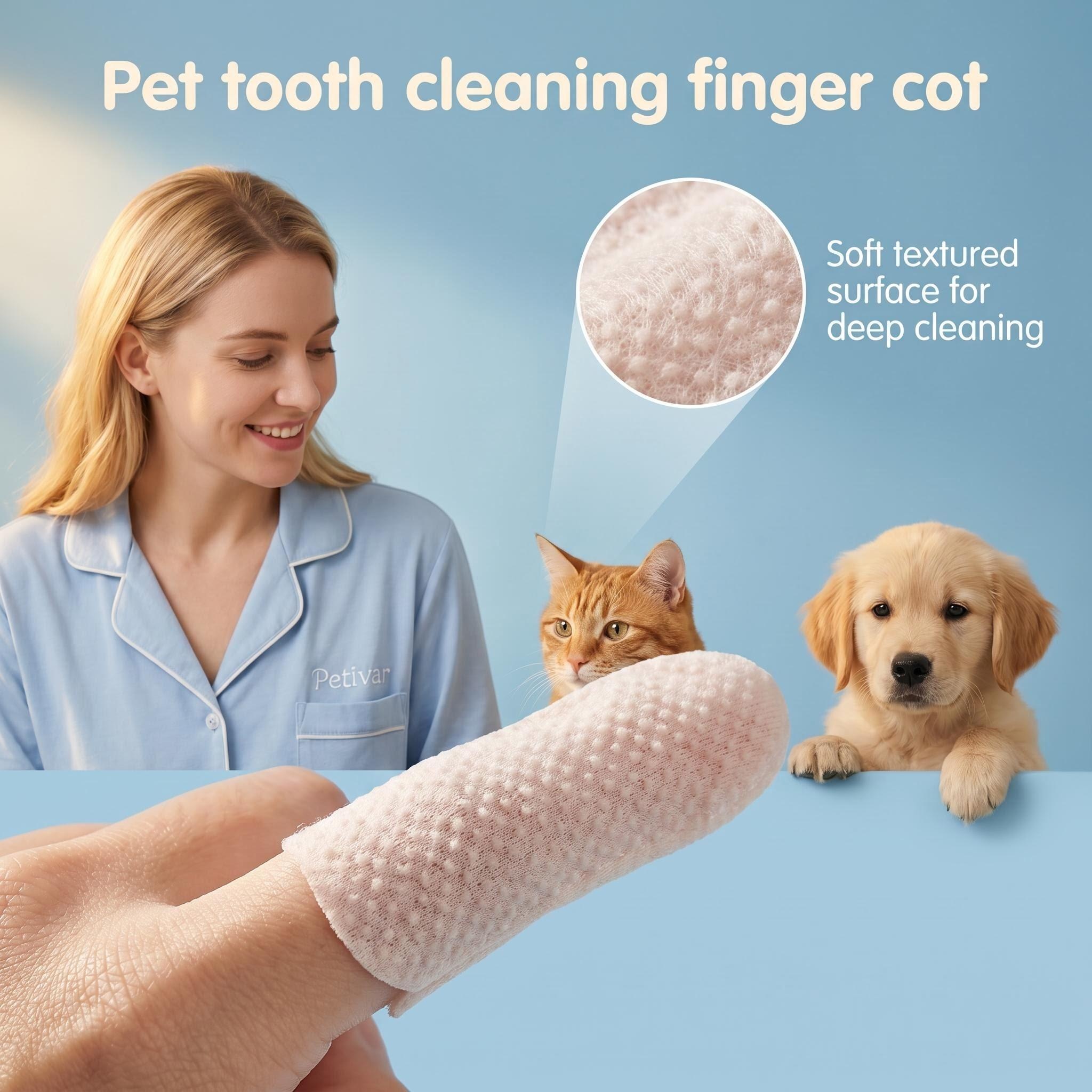 Pet product, Pet Tooth Cleaning, Disposable Wipes, Dental Wipes, Pet Oral Care, Oral Care Wipes, Oral Care Wipes, Pet Tooth Cleaning