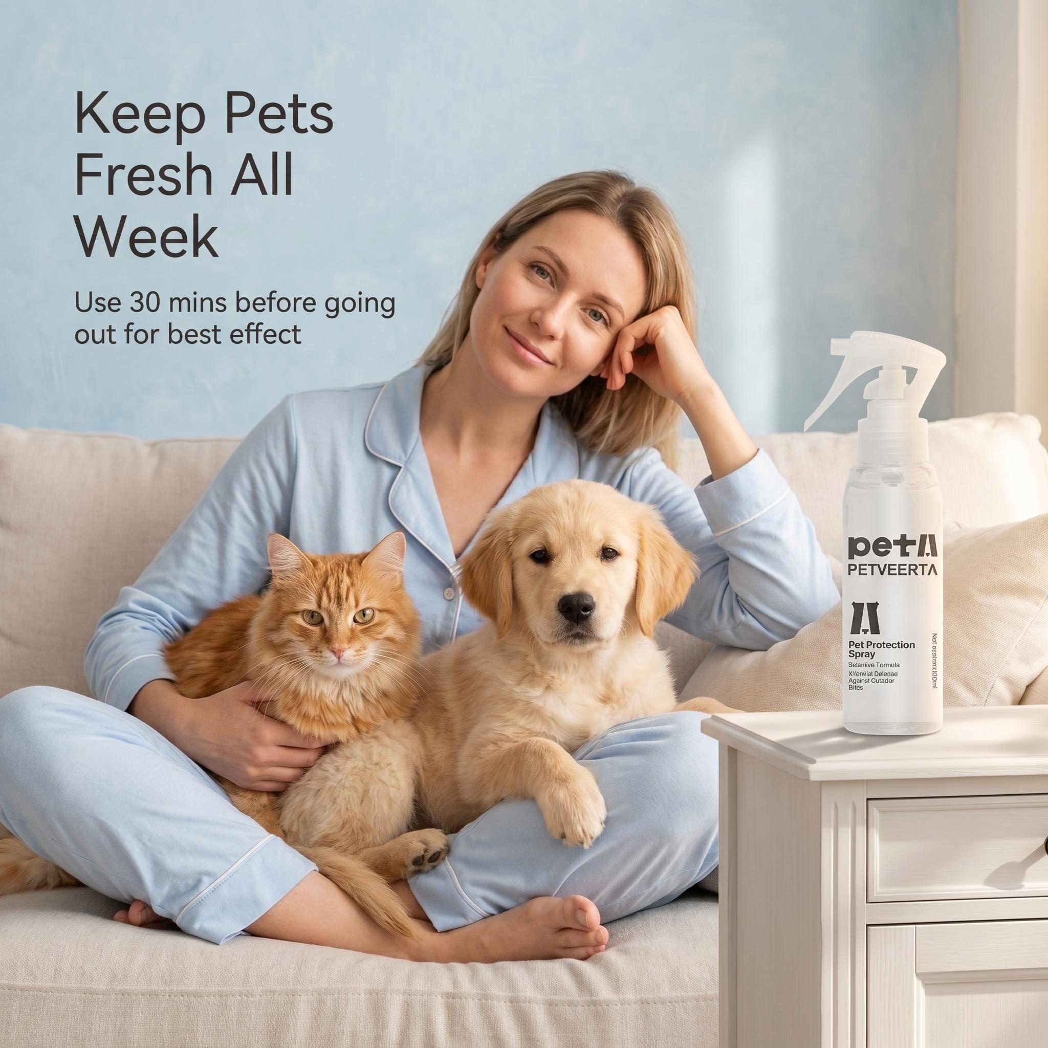Pet Product, Pet Protective Spray, Outdoor Pet Spray, Before Going Out Pet Spray, Pet Defense Spray, Petivar