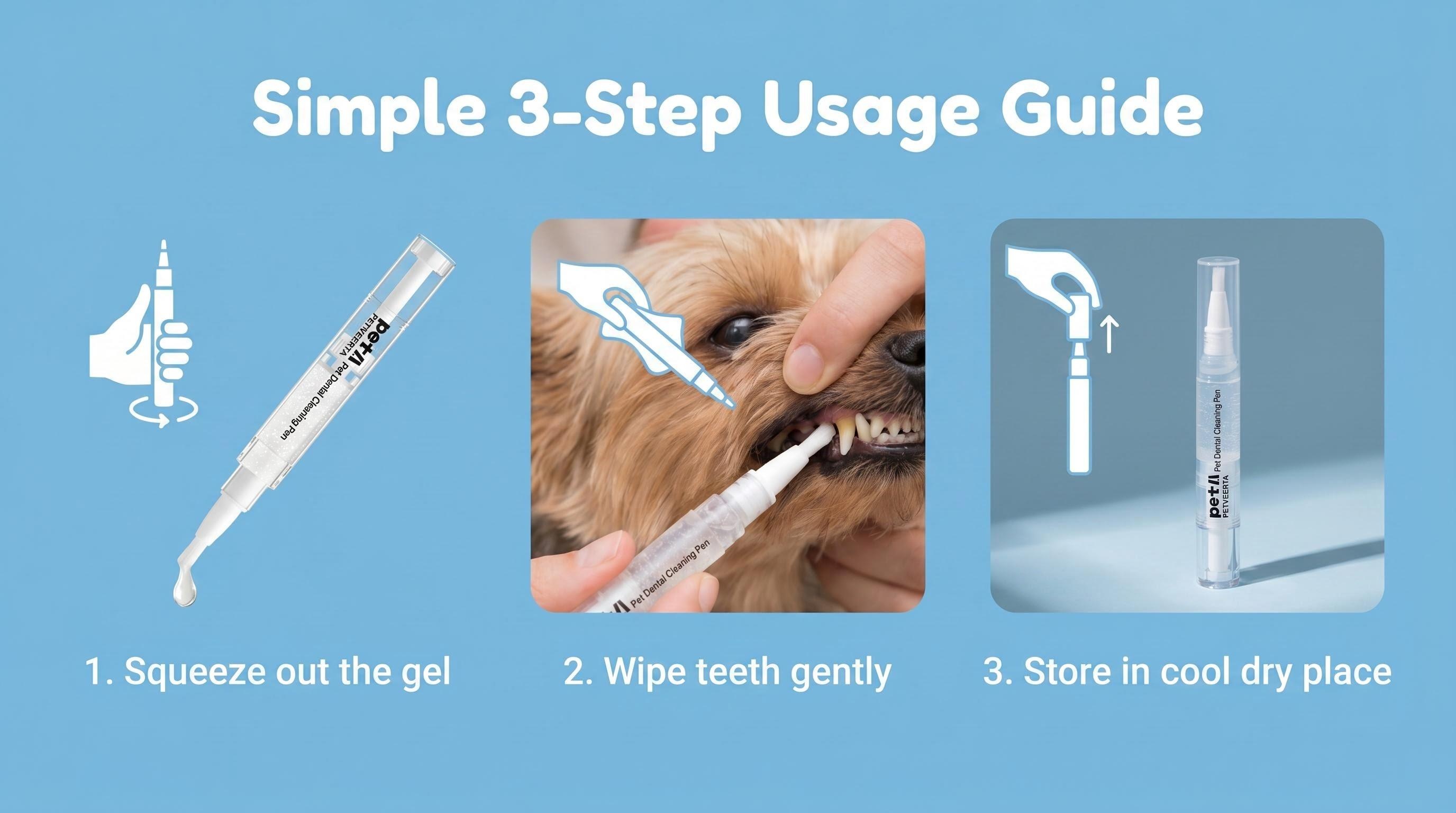 Pet product, Dog & Cat Dental Pen, Health Pet Oral Hygiene, Dog Dental Pen, Cat Dental Pen, Petivar