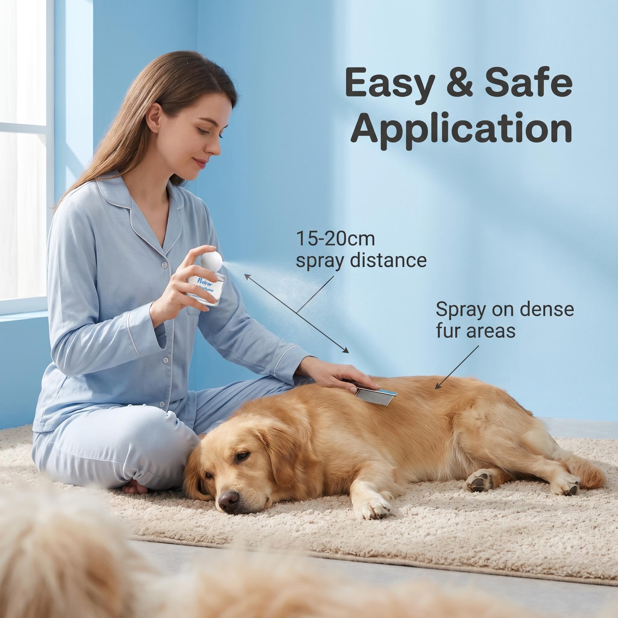 Professional Pet Perfume Spray for Eliminating Odors and Enhancing Long-Lasting Freshness