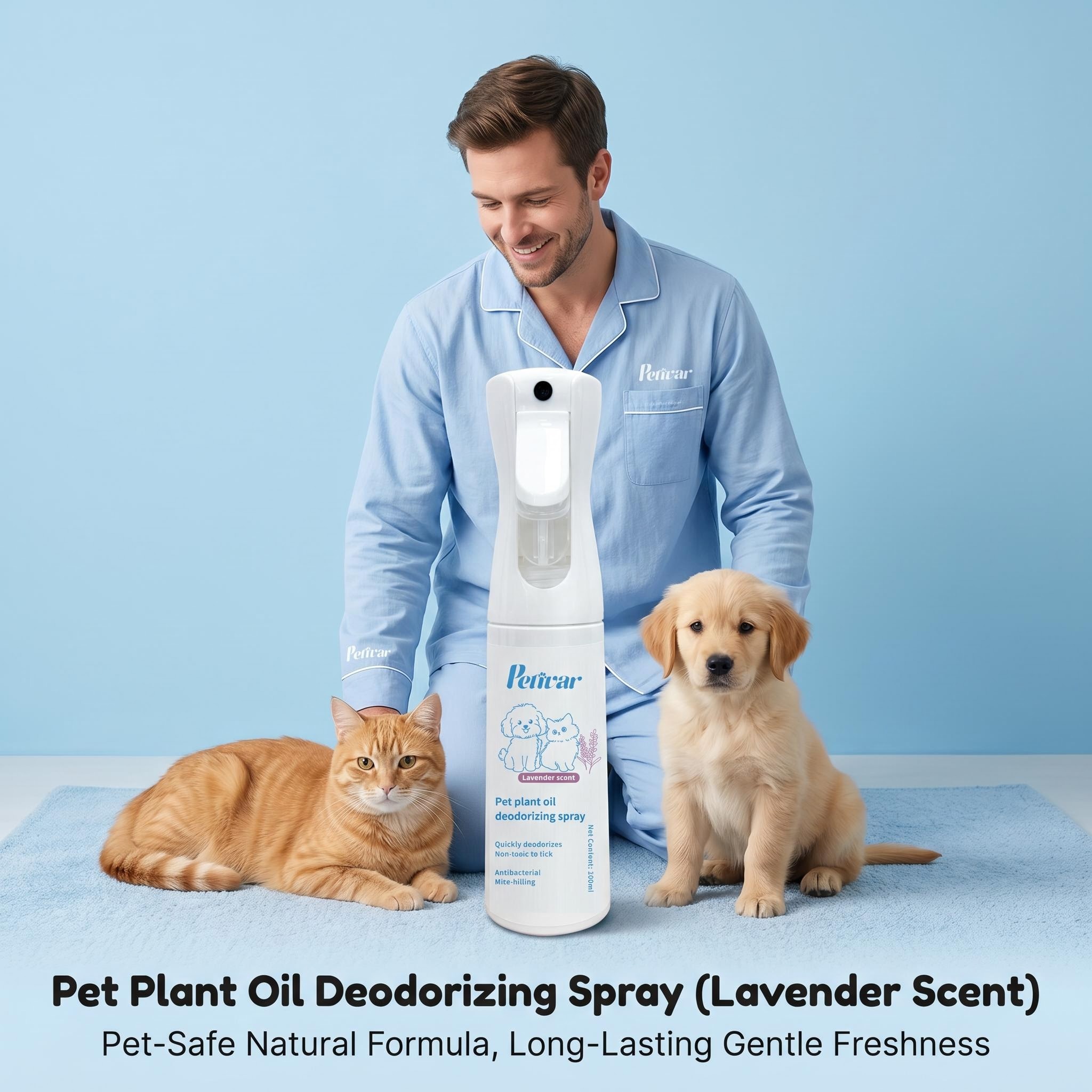 Professional Pet Lavender Plant Oil Deodorizing Spray For Odor Elimination & Bacteria Inhibition