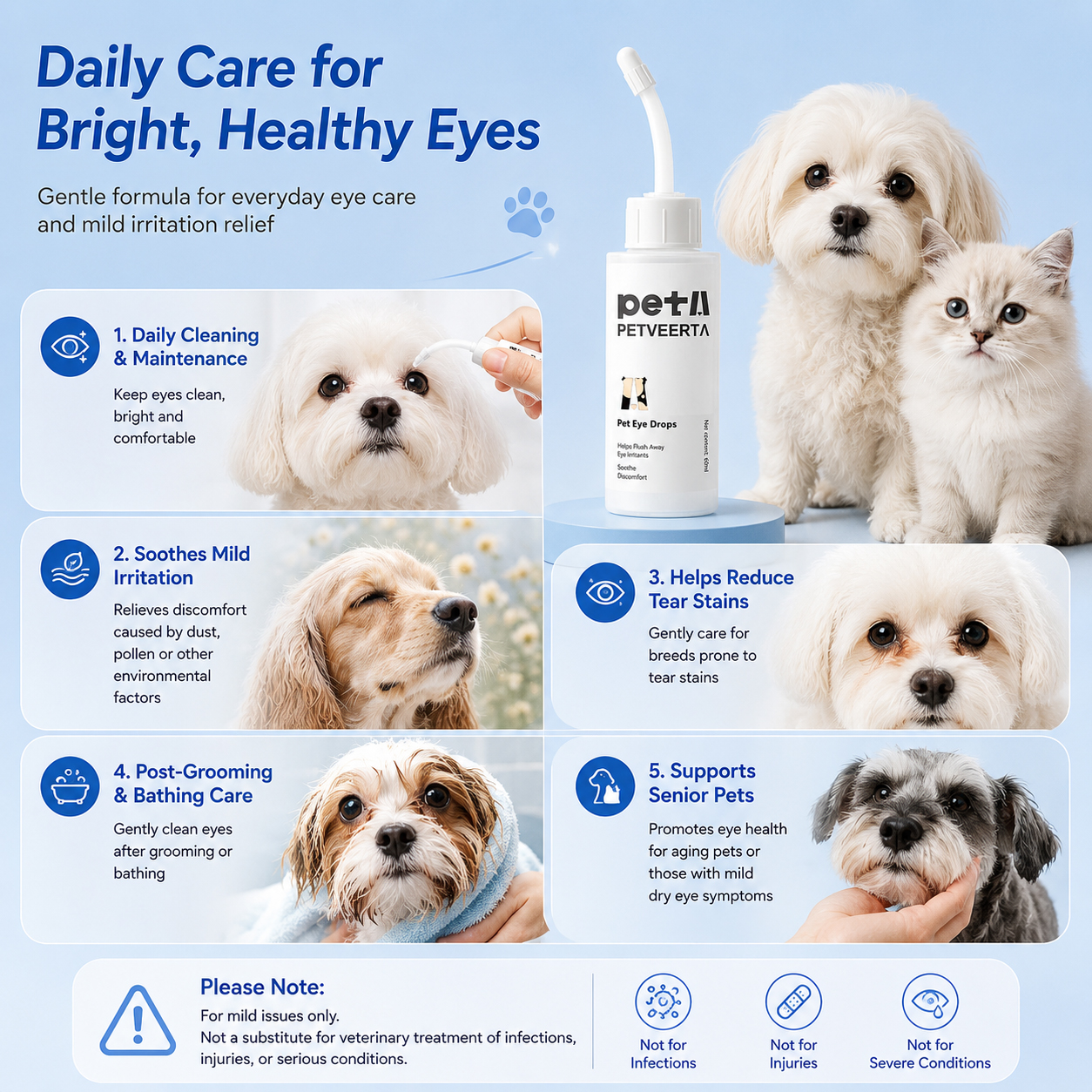 Pet Eye Wash, Eye Wash for Dogs and Cats, Pet Eye Wash Wholesale, Pet Eye Wash OEM ODM, Custom Pet Eye Cleaner