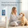 Professional No-Rinse Pet Cleaning Gloves for Eliminating Tough Odors and Extending Freshness, 20PCS