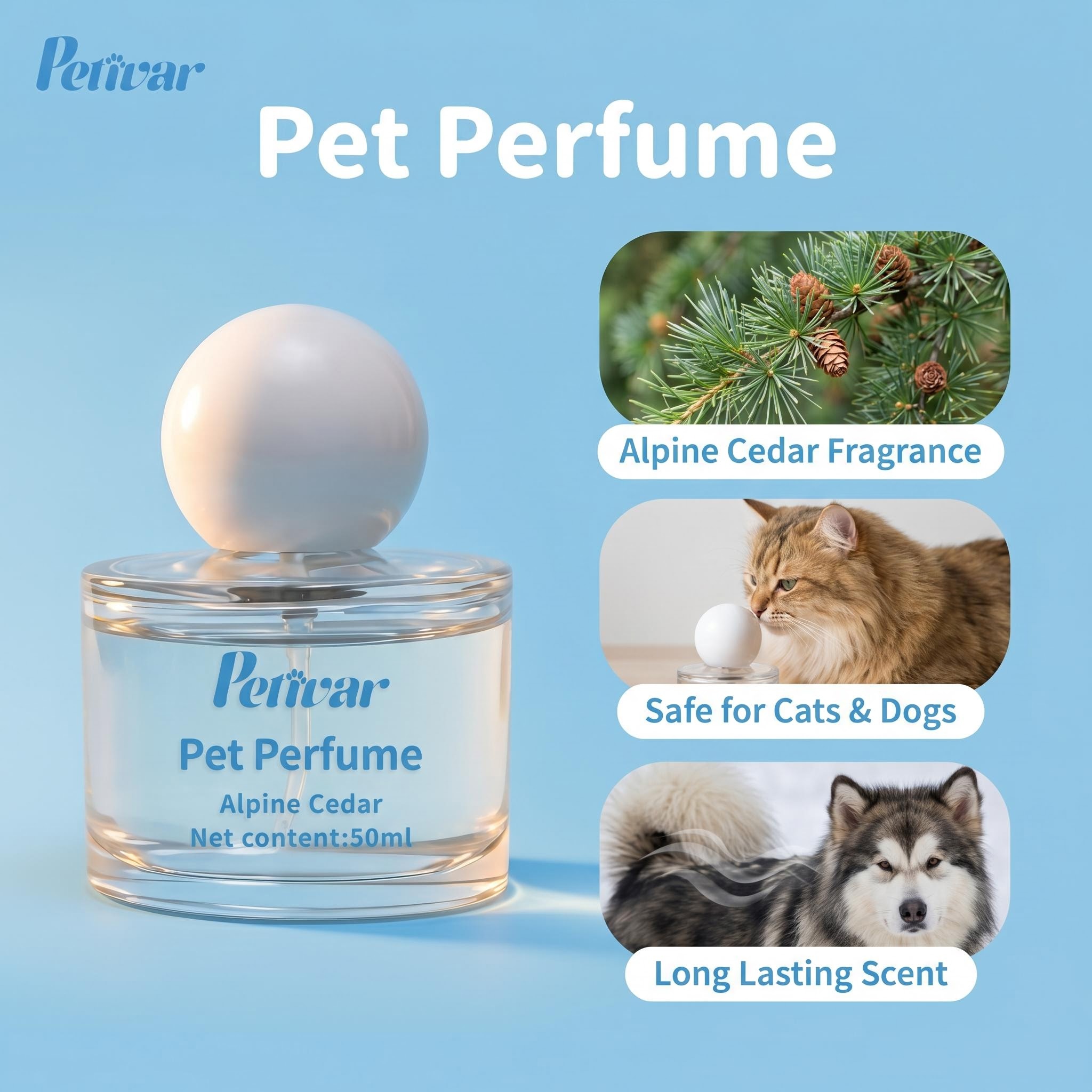 Professional Pet Perfume Spray for Eliminating Odors and Enhancing Long-Lasting Freshness