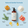 Professional Sea Salt Grapefruit Pet Shampoo for Deep Cleansing and Long-Lasting Fragrance