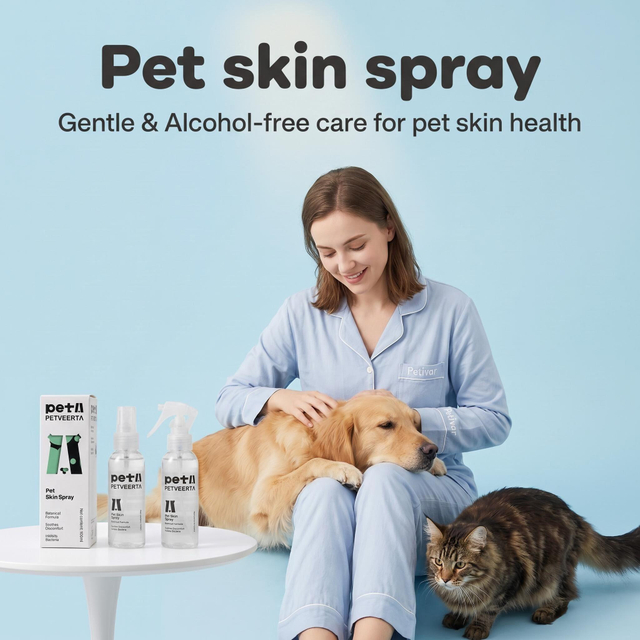 Pet Skin Spray, Hypoallergenic Pet Skin Spray, Pet Skin Spray Wholesale, Private Label Pet Skin Spray , Natural Centella Pet Spray