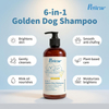 Professional Golden Tulip Scent 6-in-1 Golden Dog Shampoo for Brightening Golden Coat and Boosting Fur Shine