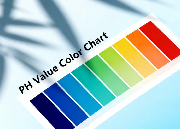 pH test strip for pet skin