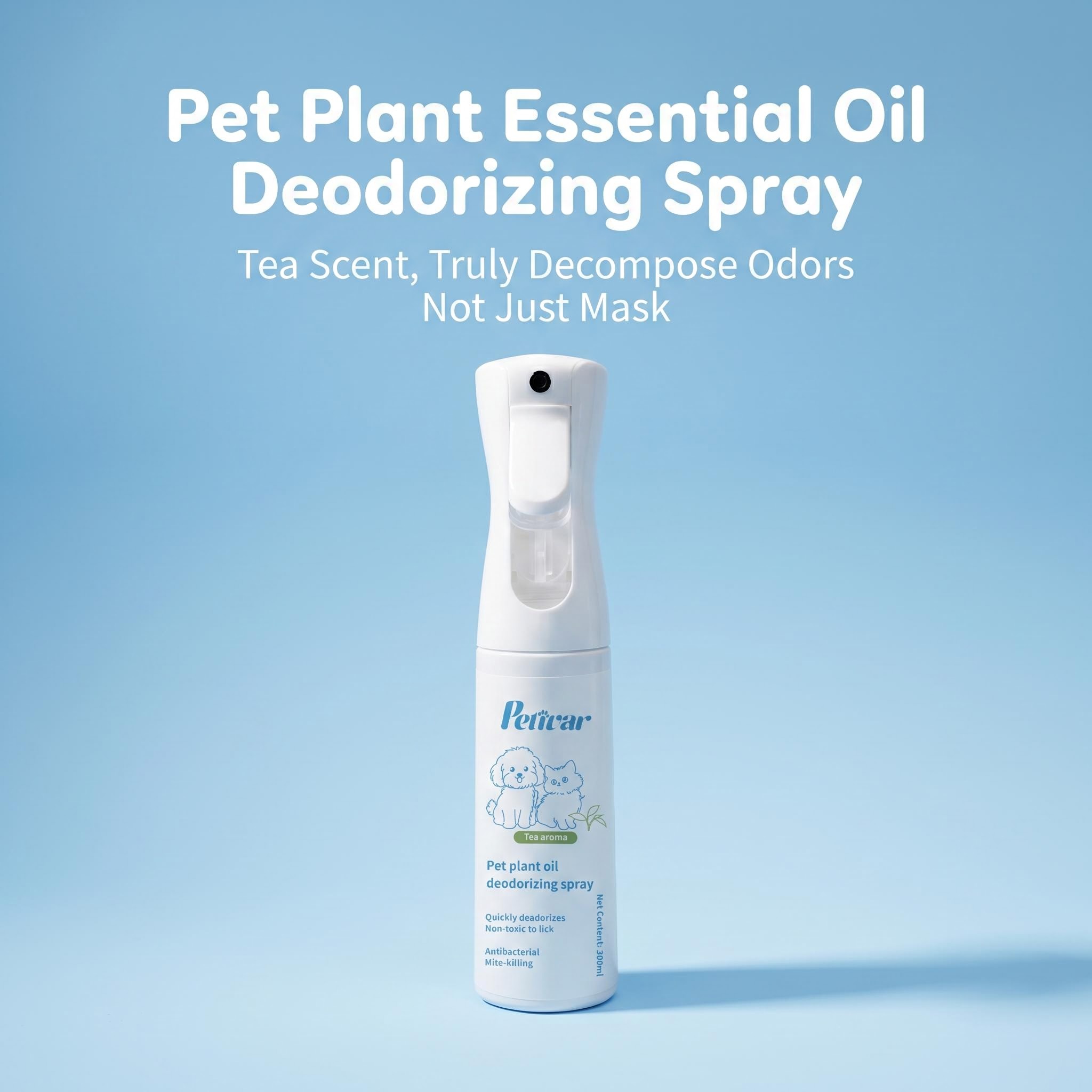 Professional Tea Aroma Pet Plant Oil Spray for Removing Bad Odors and Killing Mites