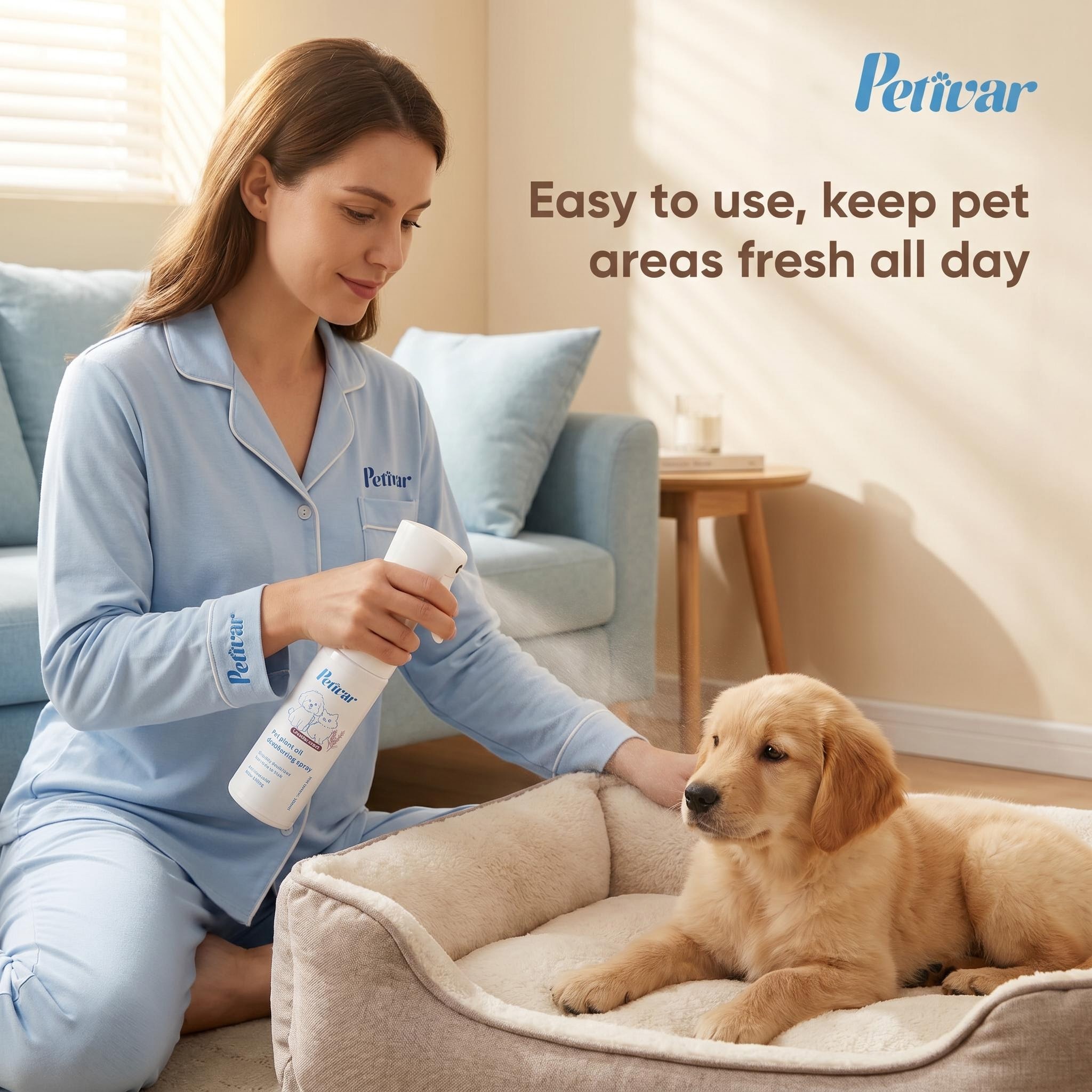 Professional Pet Lavender Plant Oil Deodorizing Spray For Odor Elimination & Bacteria Inhibition