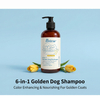Professional Golden Tulip Scent 6-in-1 Golden Dog Shampoo for Brightening Golden Coat and Boosting Fur Shine