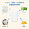 Professional 10 Count No-Rinse Pet Glove Wipes for Quick Body Cleaning and Coat Freshening for Dogs & Cats