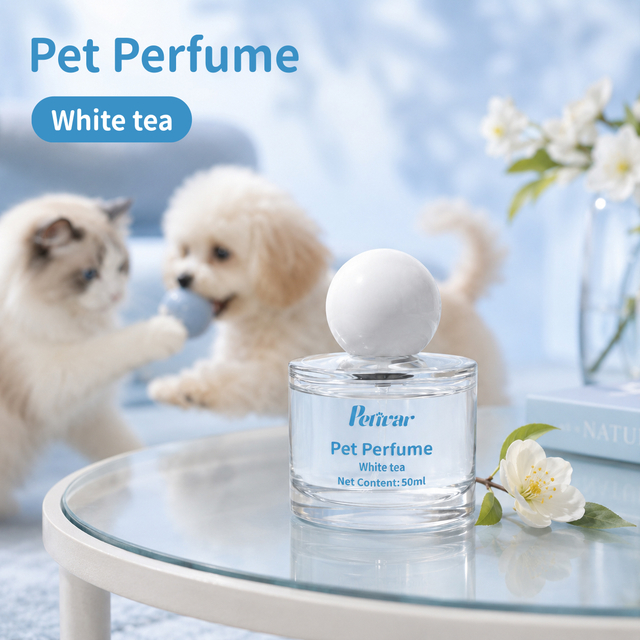 Professional White Tea Pet Perfume Spray for Eliminating Dog and Cat Odors and Extending Freshness